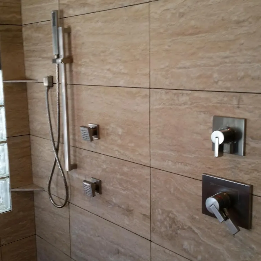 Shower fixture installation for Water Heater Replacement in Sturbridge
